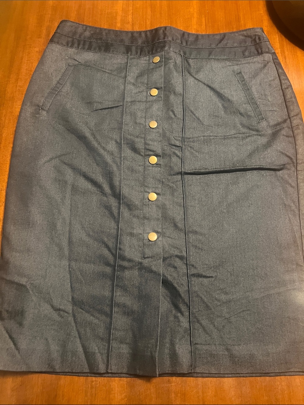Classic Denim Like Skirt 14